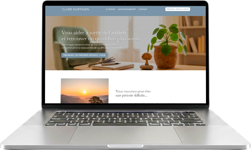 Création de site internet pour thérapeutes